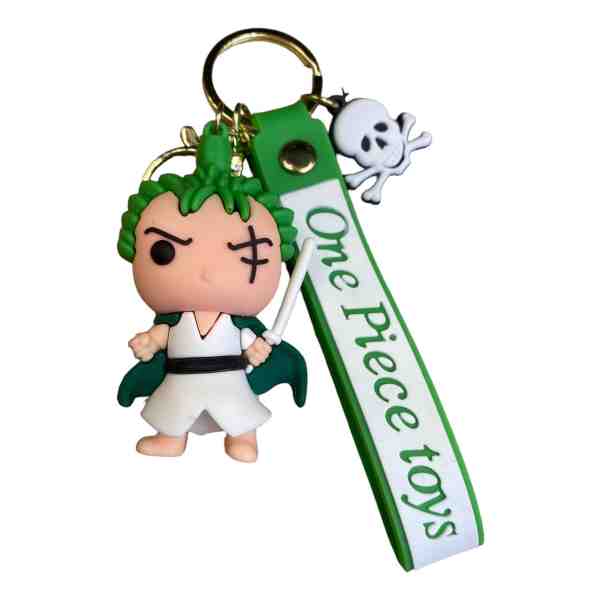Llavero De Goma 3d Zoro Con Katana ( One Piece) Mundogeek