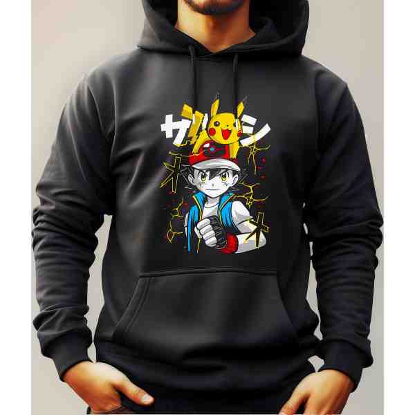 Canguro C/capucha Anime Pokemon Estampados Varios Mundogeek - Imagen 4