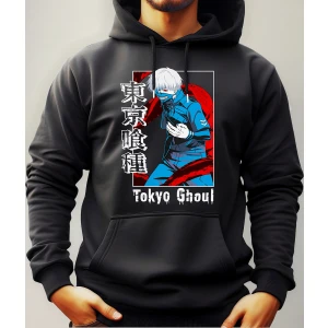 Buzo Canguro Con Capucha Anime Kaneki Kagune Tokyo Ghoul