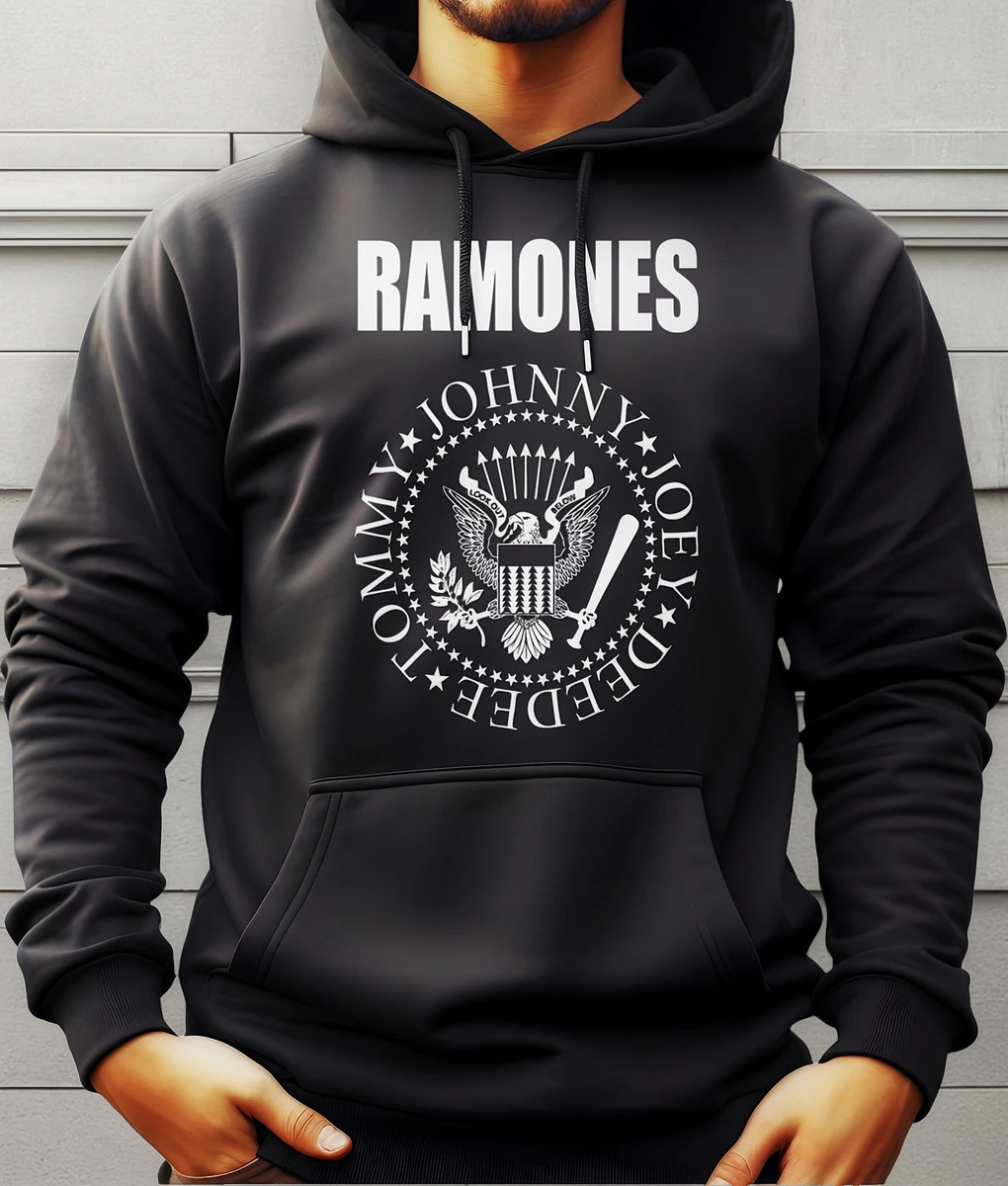 Buzo Canguro Con Capucha Rock Los Ramones Mundogeek