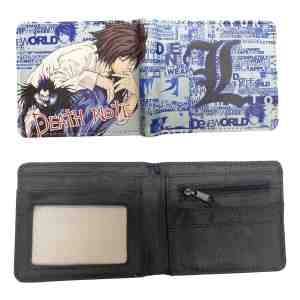 Billetera Eco Cuero L Y Ryuk Death Note 21 X 9 Cm Mundogeek