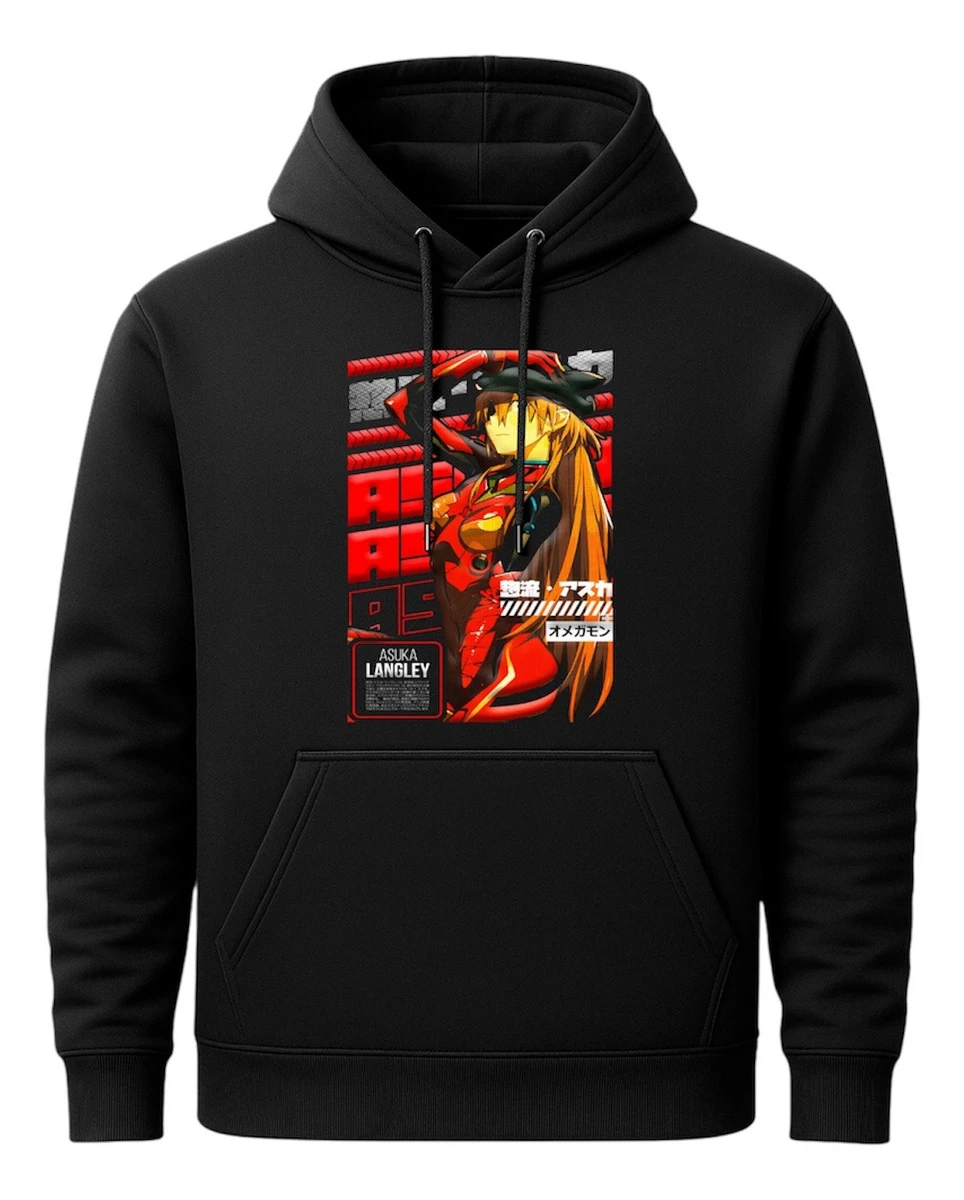 Canguro Con Capucha Anime Asuka Evangelion Mundogeek