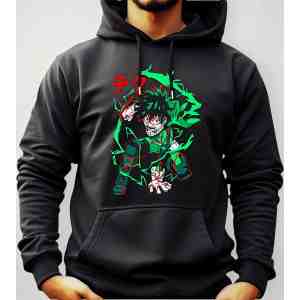 Buzo Canguro Con Capucha Anime Deku Poder Boku No Hero
