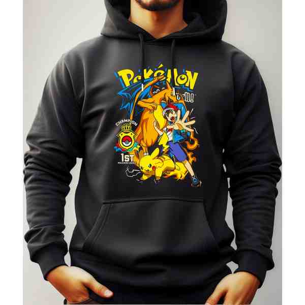 Canguro C/capucha Anime Pokemon Estampados Varios Mundogeek - Imagen 6