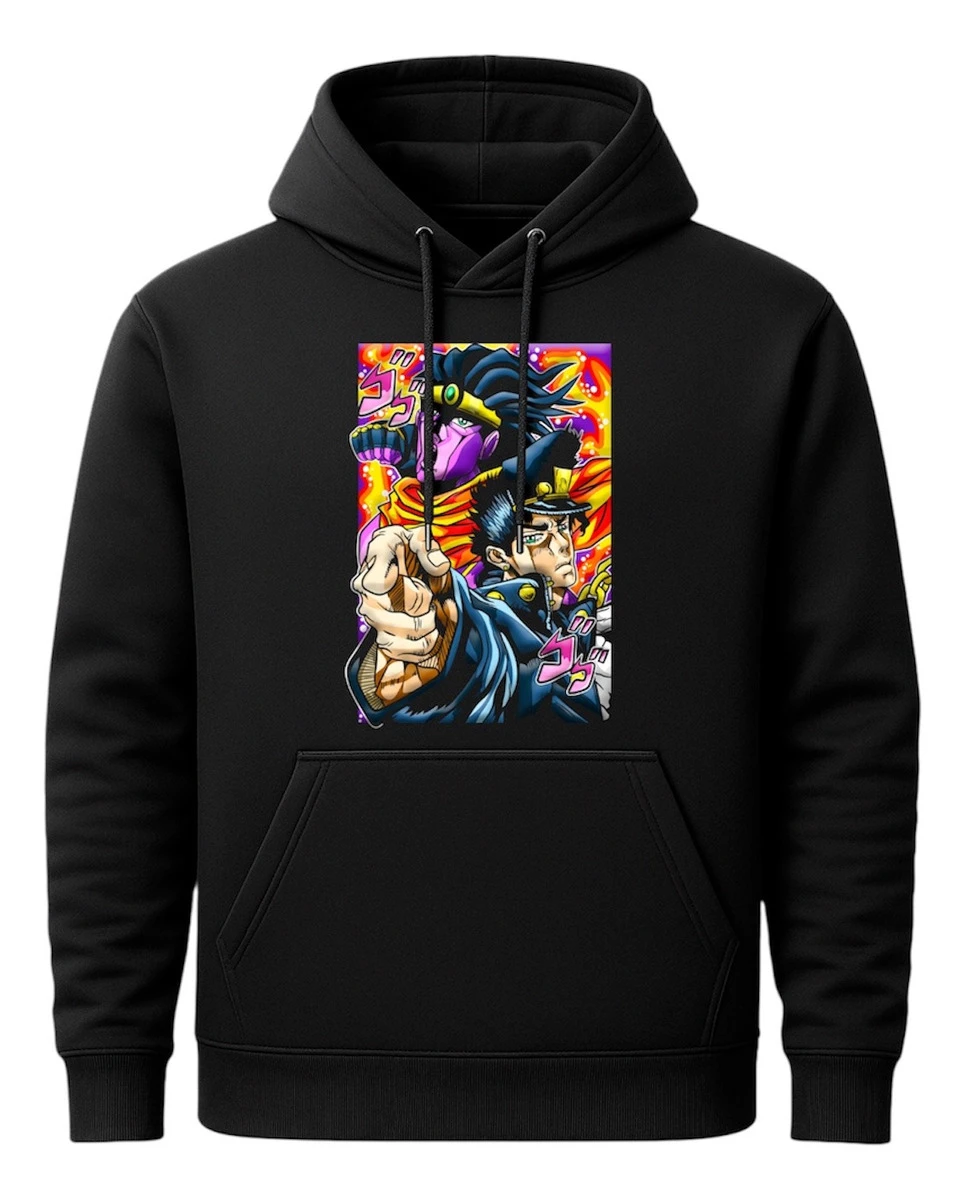 Canguro Con Capucha Anime Jotaro Jojos Mundogeek