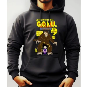 Buzo Canguro Con Capucha Anime Goku Ozaru Dragón Ball
