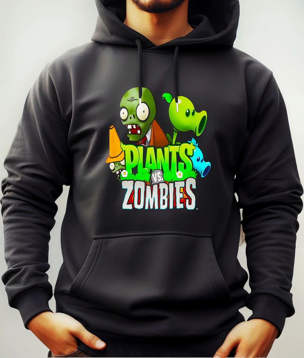Buzo Canguro Con Capucha Plantas Vs Zombies Mundogeek