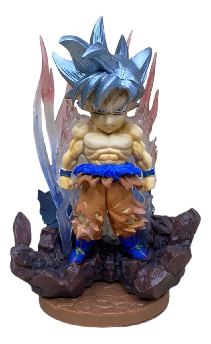 Figura De Goku Ultra Instinto Dragon Ball 19cm Mundogeek