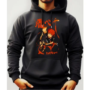 Buzo Canguro Con Capucha Anime Haikyuu Mundogeek