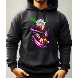 Buzo Canguro Con Capucha Anime Gojo Jujutsu Kaisen Mundogeek