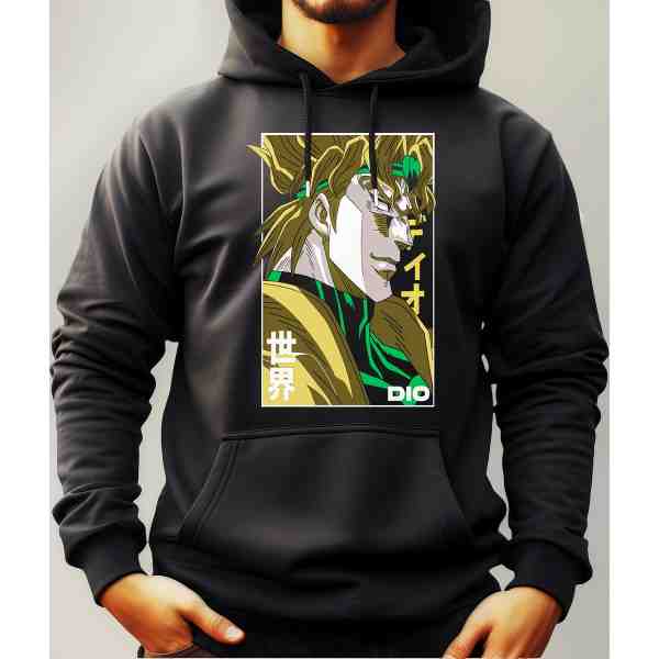 Buzo Canguro Con Capucha Anime Dio Jojos Mundogeek