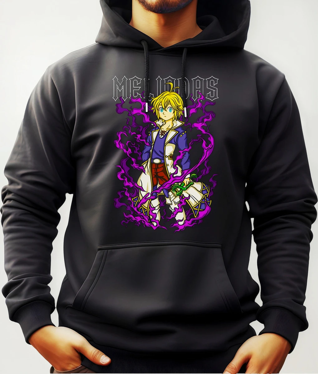 Buzo Canguro Con Capucha Anime Siete Pecados Capitales