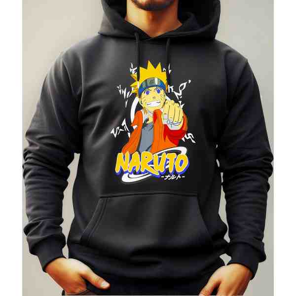 Buzo Canguro Con Capucha Anime Naruto Mundogeek