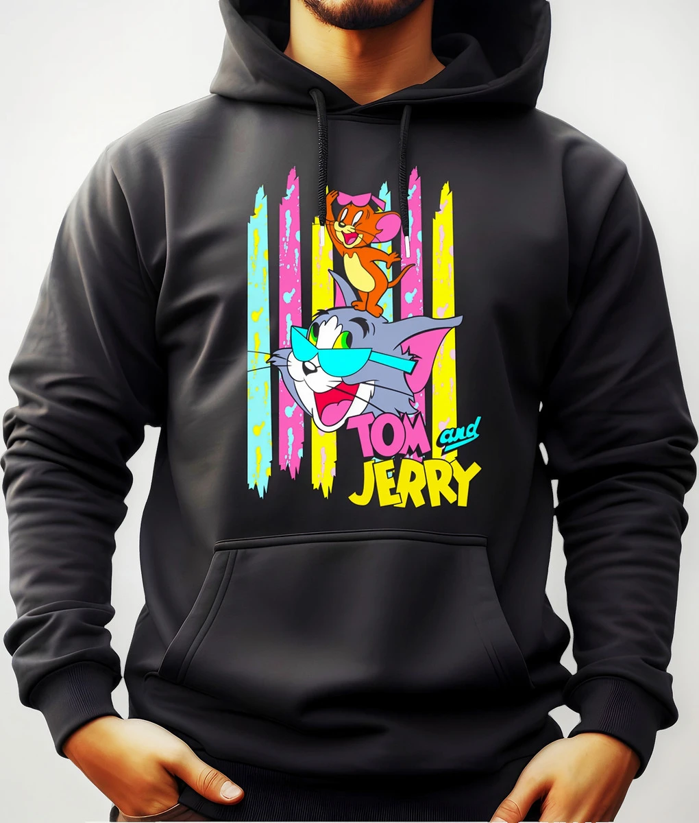 Buzo Canguro Con Capucha Tom And Jerry Mundogeek