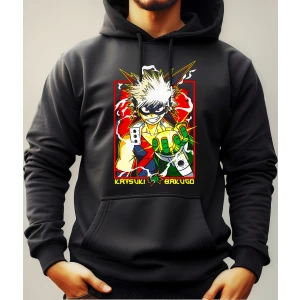 Buzo Canguro Con Capucha Anime Bakugo Boku No Hero Mundogeek