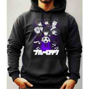 Buzo Canguro Con Capucha Anime Blue Lock Mundogeek