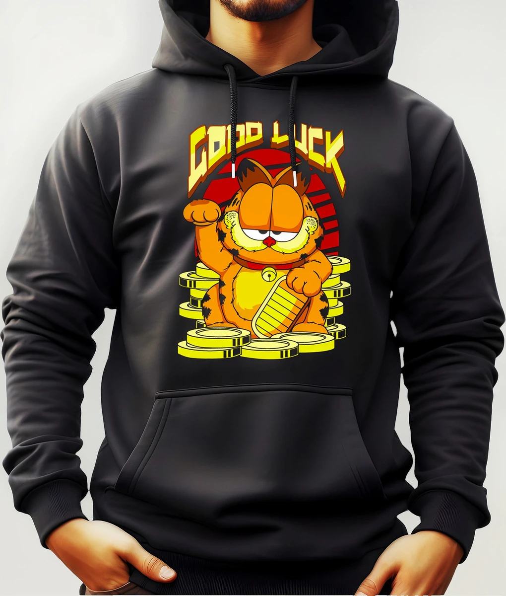 Buzo Canguro Con Capucha El Gato Garfield Mundogeek