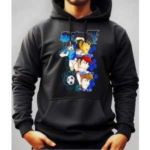 Buzo Canguro Con Capucha Anime Super Campeones Mundogeek