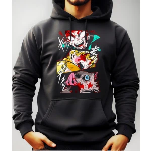 Buzo Canguro Con Capucha Anime Personajes Demon Slayer