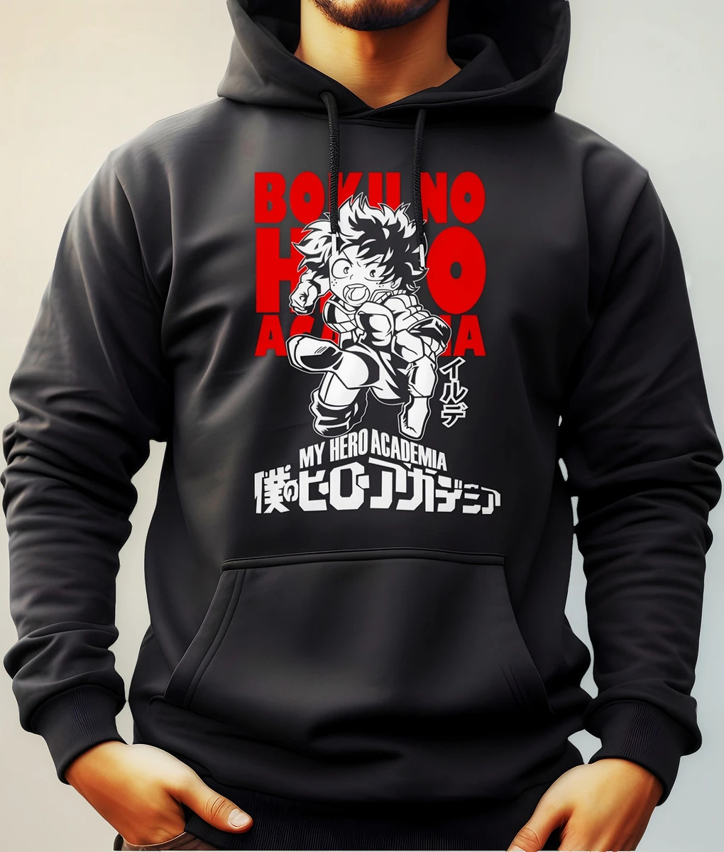 Buzo Canguro Con Capucha Deku Boku No Hero Mundogeek