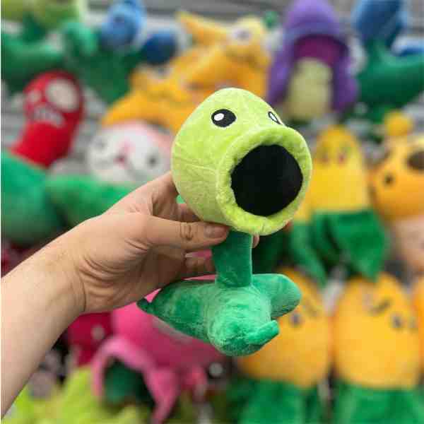 Peluche Lanza Guisantes Con Guisante Plantas Vs Zombies - Imagen 2