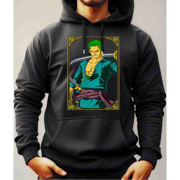 Canguro Con Capucha Anime Zoro One Piece Mundogeek