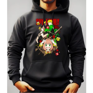 Buzo Canguro Con Capucha Anime Spy X Family Mundogeek