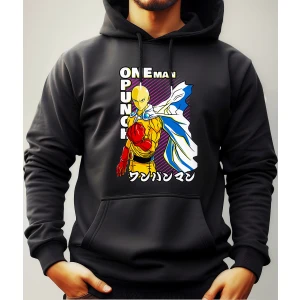 Buzo Canguro Con Capucha Anime One Punch Mundogeek