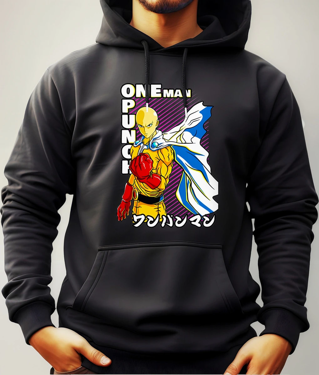 Buzo Canguro Con Capucha Anime One Punch Mundogeek
