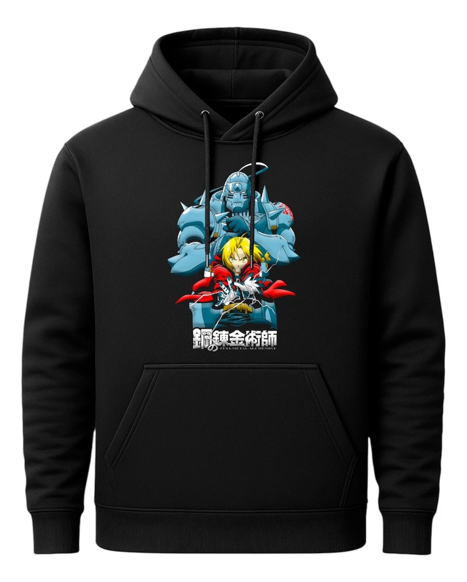 Canguro Con Capucha Anime Fullmetal Alchemist Mundogeek
