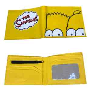 Billetera Bart Y Homero The Simpson Engomada Pvc Mundogeek