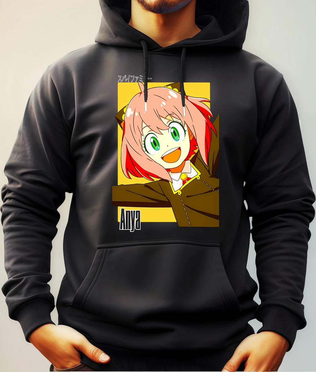 Buzo Canguro Anime Con Capucha Anya Spy X Family Mundogeek