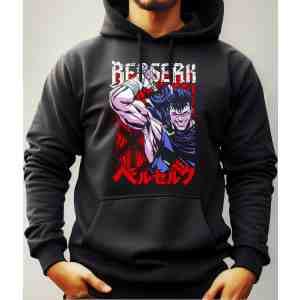 Buzo Canguro Con Capucha Anime Berserk Mundogeek