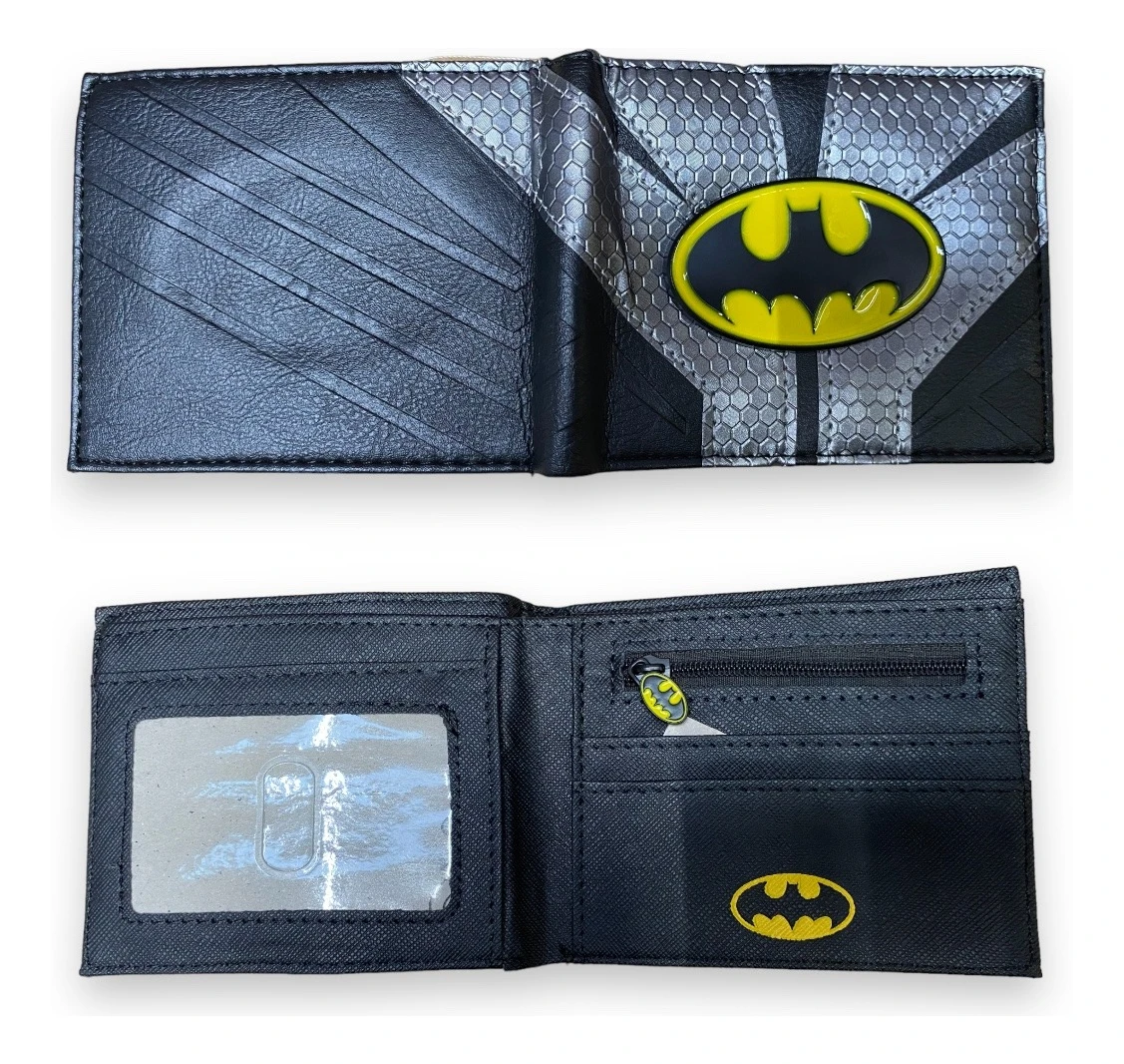 Billetera Relieve Metal Batman Dc 21x9cm Mundogeek