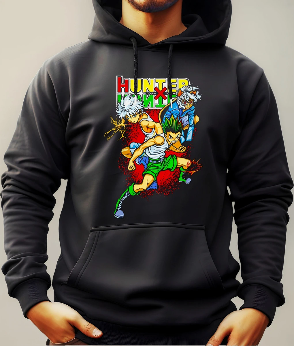 Buzo Canguro Con Capucha Anime Hunter X Hunter Mundogeek