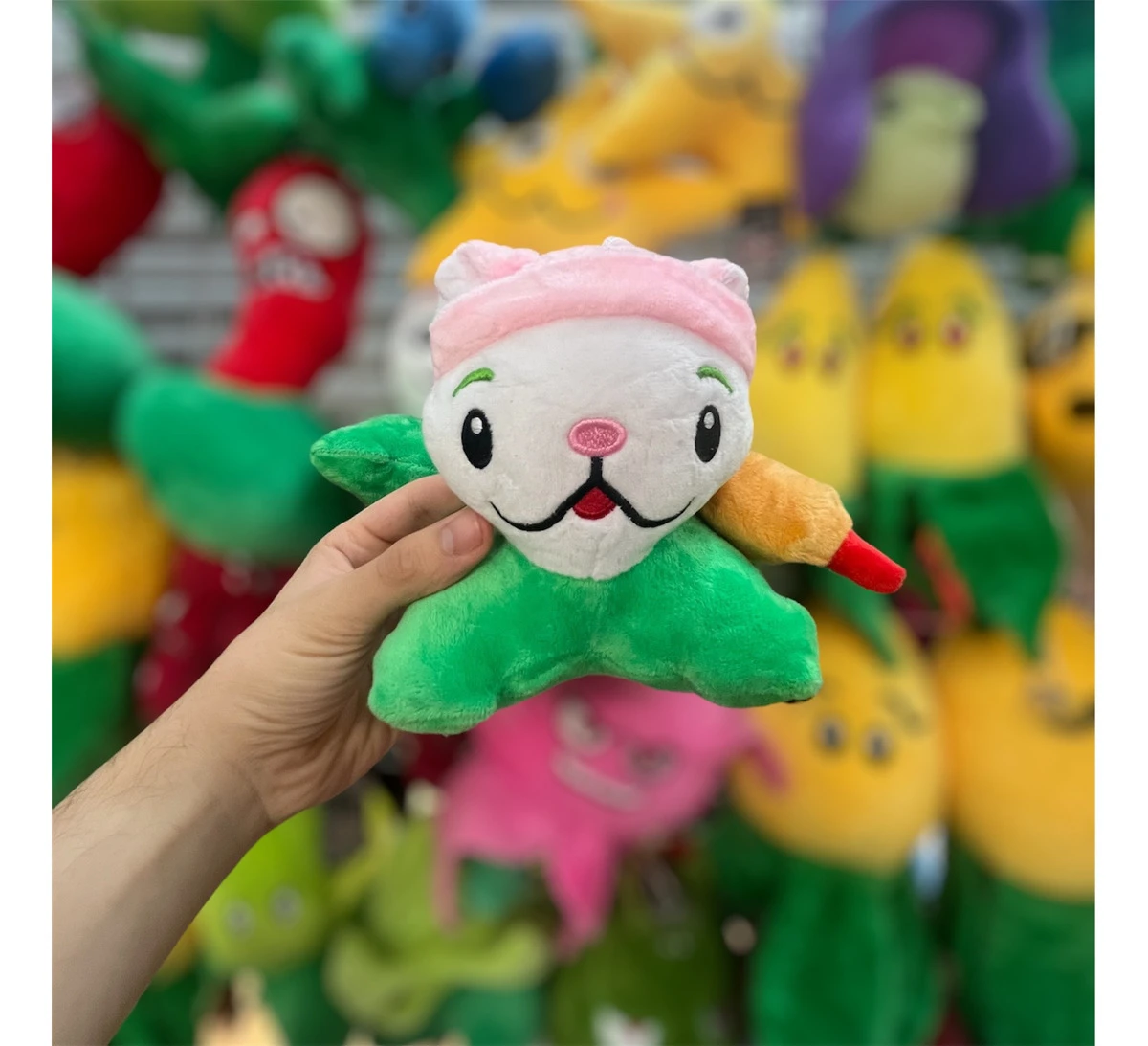 Peluche Planta Rabo De Gato Plantas Vs Zombies ( Mediano ) - Imagen 2