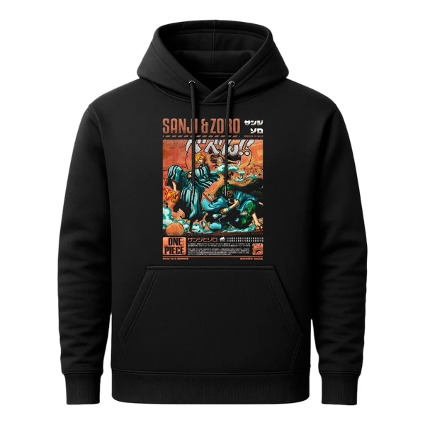 Canguro Con Capucha Anime Sanji Y Zoro One Piece Mundogeek