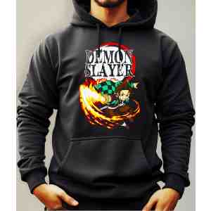 Buzo Canguro Con Capucha Anime Demon Slayer Mundogeek