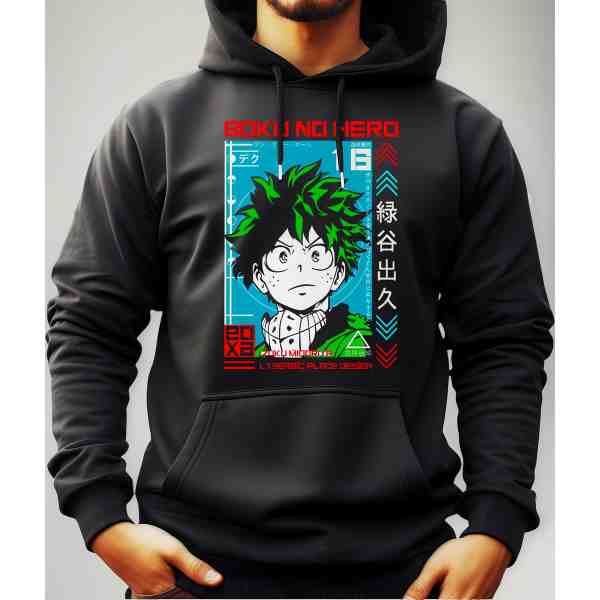 Buzo Canguro Con Capucha Anime Deku Boku No Hero
