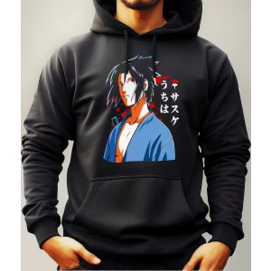 Buzo Canguro Con Capucha Anime Sasuke Naruto Mundogeek