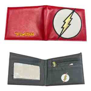 Billetera Flash Dc Comics 21x9cm Mundogeek