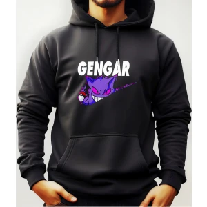 Buzo Canguro Con Capucha Anime Gengar Mundogeek