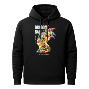 Canguro Con Capucha Anime Collage Dragon Ball Mundogeek