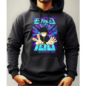 Buzo Canguro Con Capucha Anime Mob Psycho Mundogeek