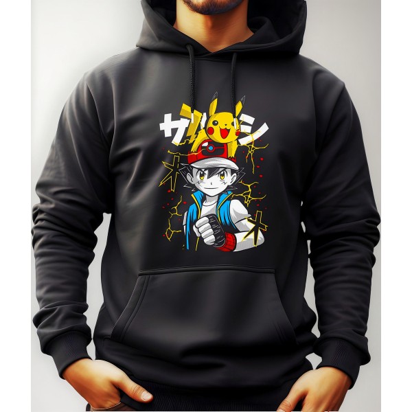 Canguro C/capucha Anime Pokemon Estampados Varios Mundogeek - Imagen 3