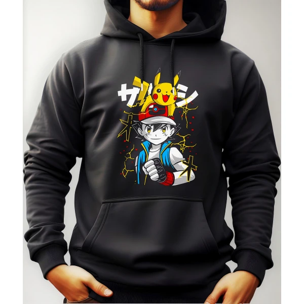 Canguro C/capucha Anime Pokemon Estampados Varios Mundogeek - Imagen 3