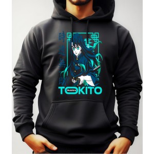 Buzo Canguro Con Capucha Anime Tokito Demon Slayer Mundogeek