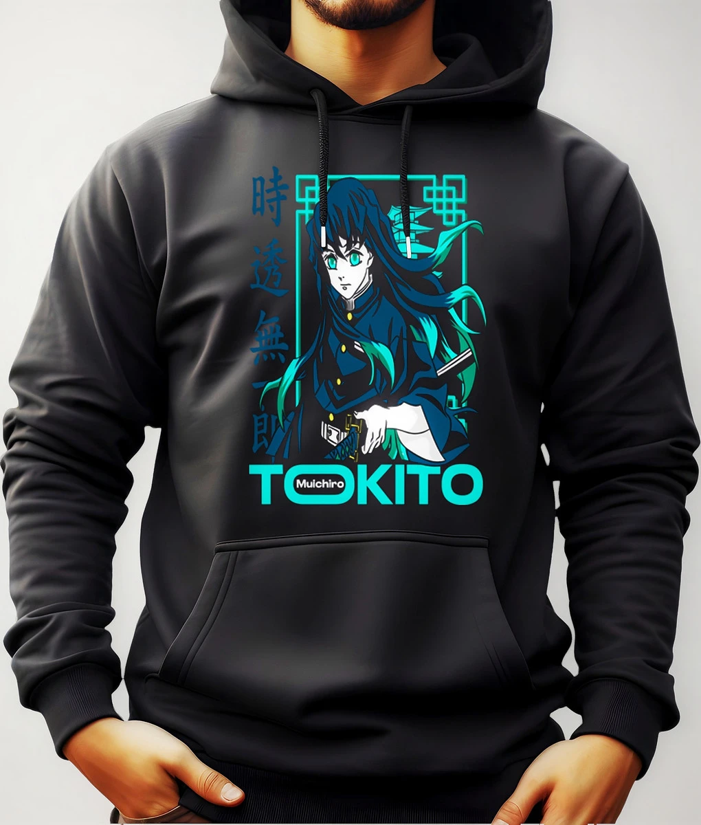 Buzo Canguro Con Capucha Anime Tokito Demon Slayer Mundogeek