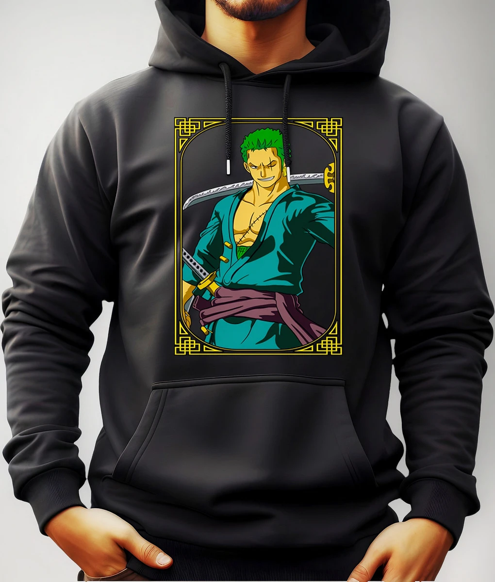 Canguro Con Capucha Anime Zoro One Piece Mundogeek