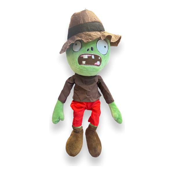 Peluche Zombie Granjero Plantas Vs Zombies ( Mediano)